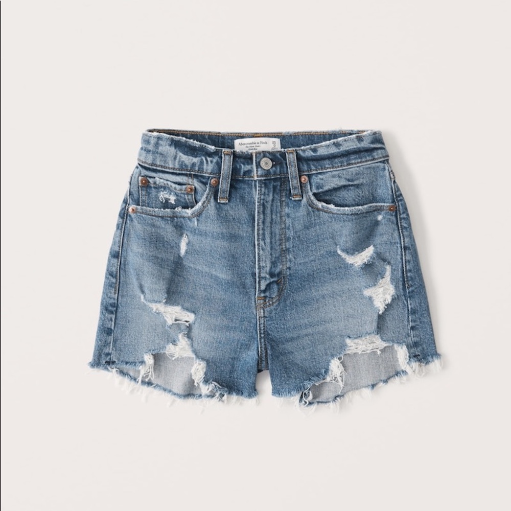 Brand New High Rise Mom Jean Shorts For Sale!